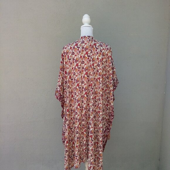 Knox Rose Kimono Duster Size XS-Small Boho Floral Cottagecore  Boho - Picture 8 of 9